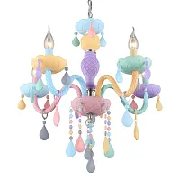 Люстра подвесная Cavaglia OML-65803-05 Omnilux без плафона на 5 ламп, основание разноцветное в стиле классический Люстра подвесная Cavaglia OML-65803-05 Omnilux без плафона на 5 ламп, основание разноцветное в стиле классический